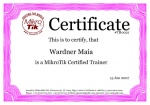 Trainer Certificate